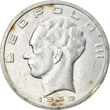 Coin, Belgium, 50 Francs, 50 Frank, 1939, EF(40-45), Silver, KM:121