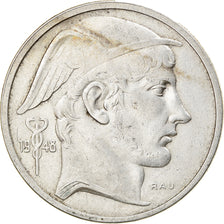 Coin, Belgium, 50 Francs, 50 Frank, 1948, EF(40-45), Silver, KM:137