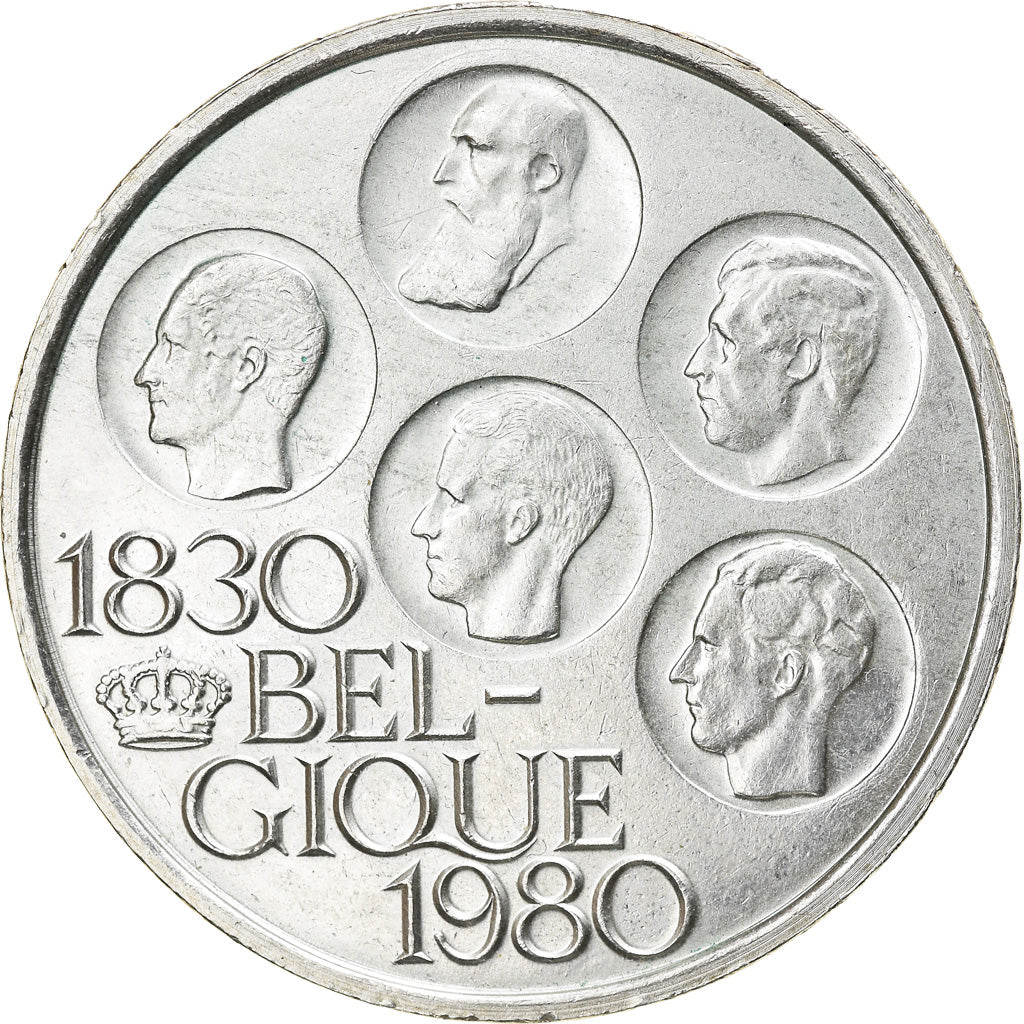Coin, Belgium, 500 Francs, 500 Frank, 1980, Brussels, EF(40-45), Silver, KM:161a