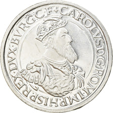Moeda, Bélgica, 5 Ecu, 1987, AU(55-58), Prata, KM:166