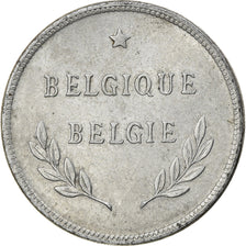 Moneta, Belgio, 2 Francs, 2 Frank, 1944, BB, Acciaio ricoperto in zinco, KM:133