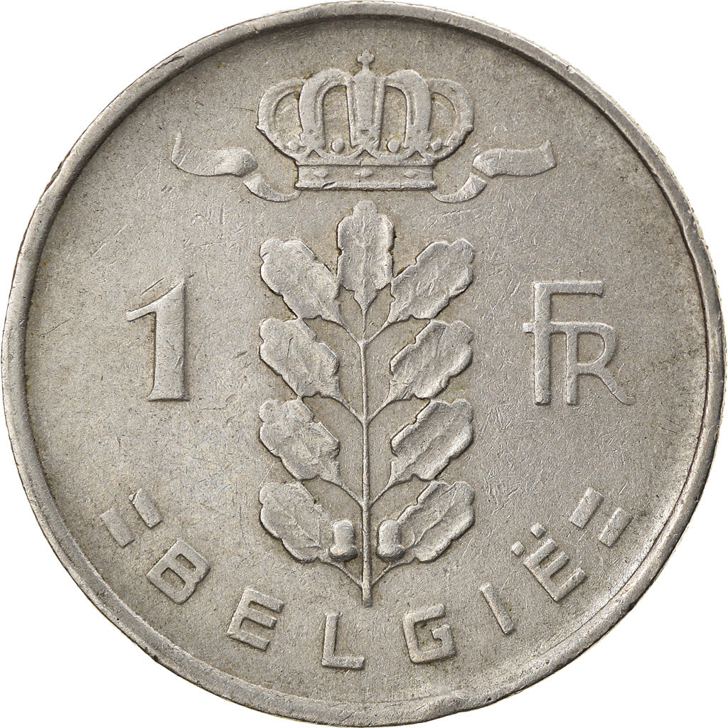 Coin, Belgium, Franc, 1952, EF(40-45), Copper-nickel, KM:142.2