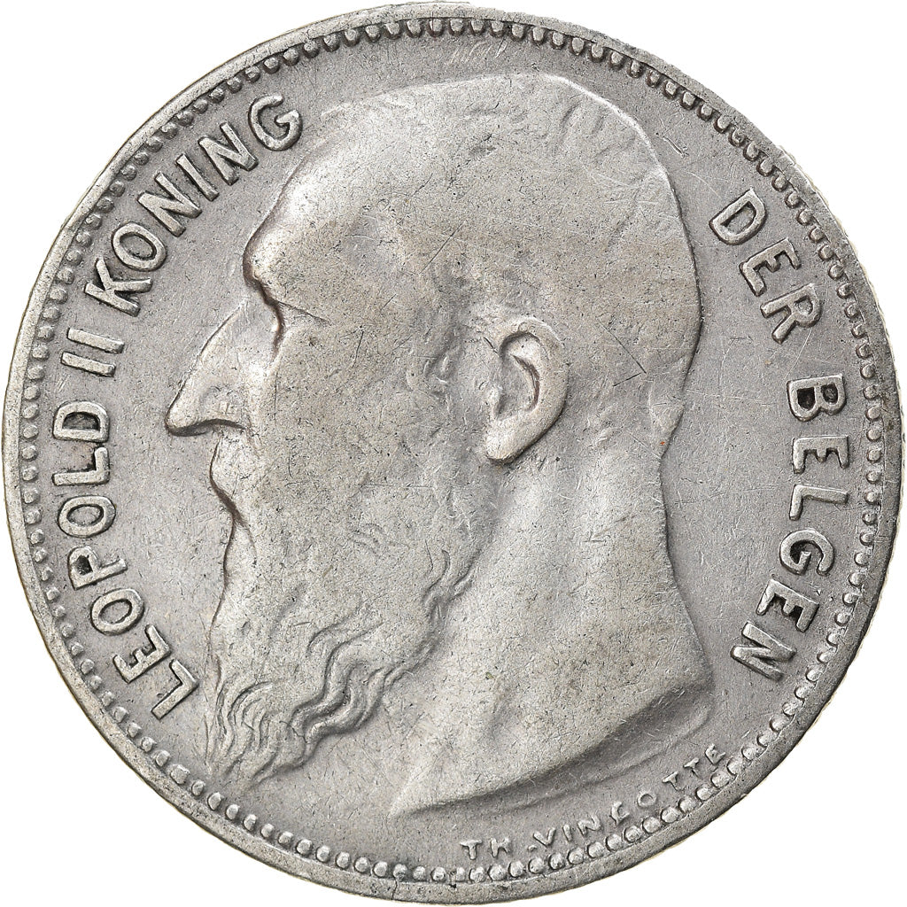 Coin, Belgium, Franc, 1904, EF(40-45), Silver, KM:57.1