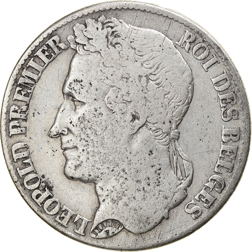 Coin, Belgium, Leopold I, Franc, 1844, VF(30-35), Silver, KM:7.1