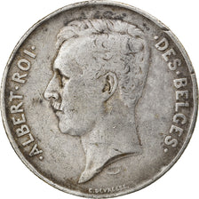 Moneta, Belgio, Franc, 1911, MB+, Argento, KM:72