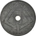 Monnaie, Belgique, 5 Centimes, 1941, TTB, Zinc, KM:123