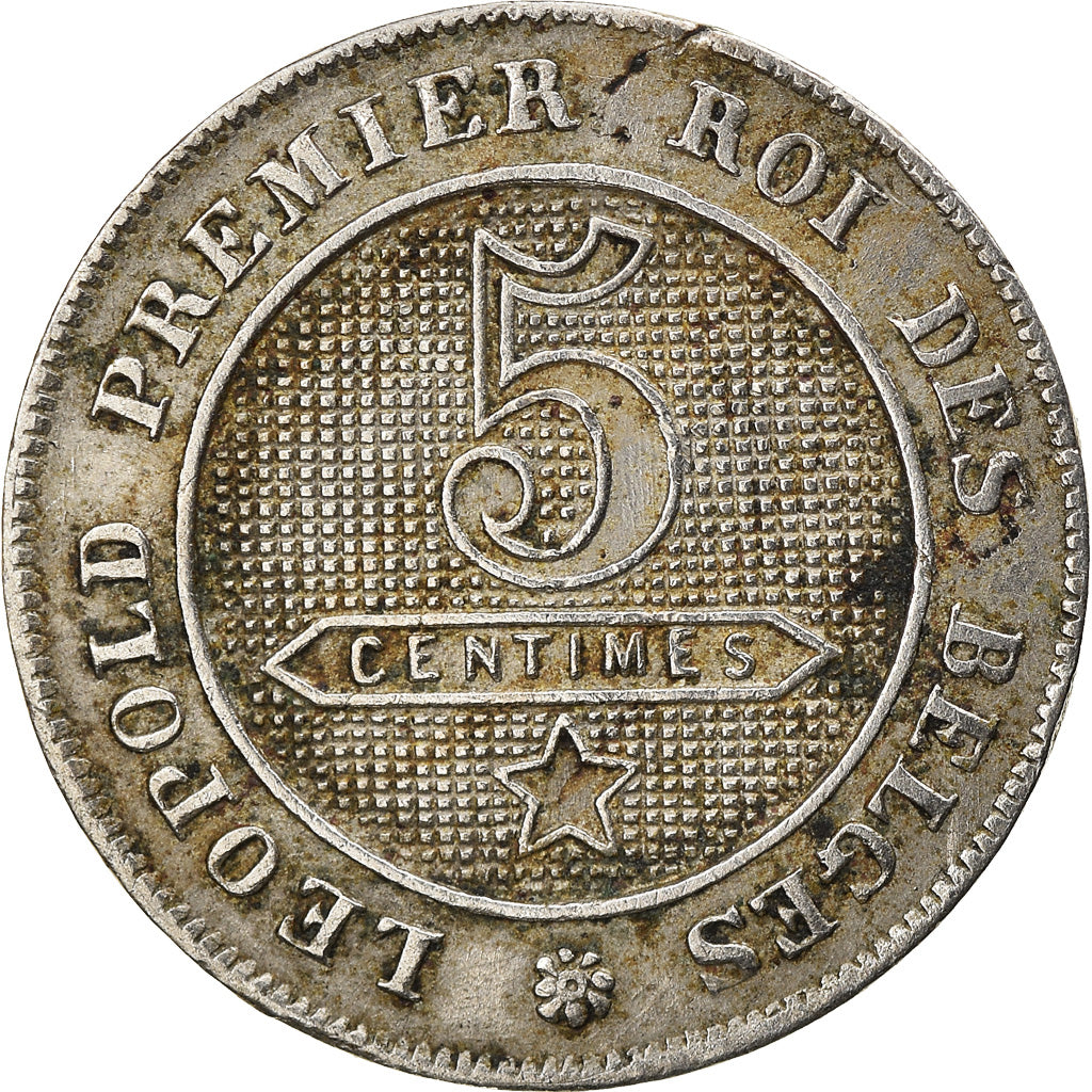 Coin, Belgium, Leopold I, 5 Centimes, 1863, VF(30-35), Copper-nickel, KM:21