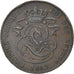 Moneta, Belgia, Leopold I, 2 Centimes, 1862, VF(30-35), Miedź, KM:4.2