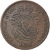 Moeda, Bélgica, Leopold II, 2 Centimes, 1870, EF(40-45), Cobre, KM:35.1