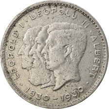 Monnaie, Belgique, 10 Francs-10 Frank, Deux / Twee Belgas, 1930, TB+, Nickel