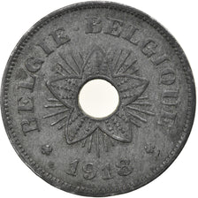 Coin, Belgium, 50 Centimes, 1918, EF(40-45), Zinc, KM:83