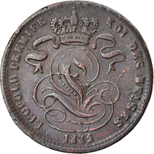 Moneta, Belgia, Leopold I, Centime, 1835, EF(40-45), Miedź, KM:1.1
