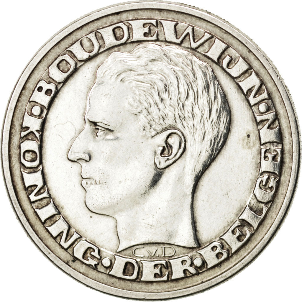 Belgique, Baudouin I, 50 Francs 1958, KM 151.1