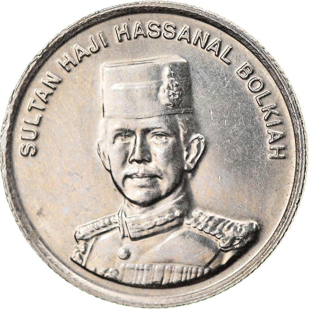 Coin, BRUNEI, Sultan Hassanal Bolkiah, 5 Sen, 1996, EF(40-45), Copper-nickel