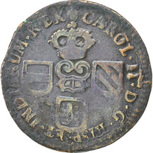 Belgique, Pays-Bas Espagnol, Charles II, Liard 1692, KM 93.2