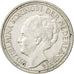 NETHERLANDS, 25 Cents, 1939, KM #164, AU(50-53), Silver, 19, 3.59