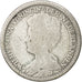 NETHERLANDS, 25 Cents, 1911, KM #146, VF(20-25), Silver, 19, 3.41