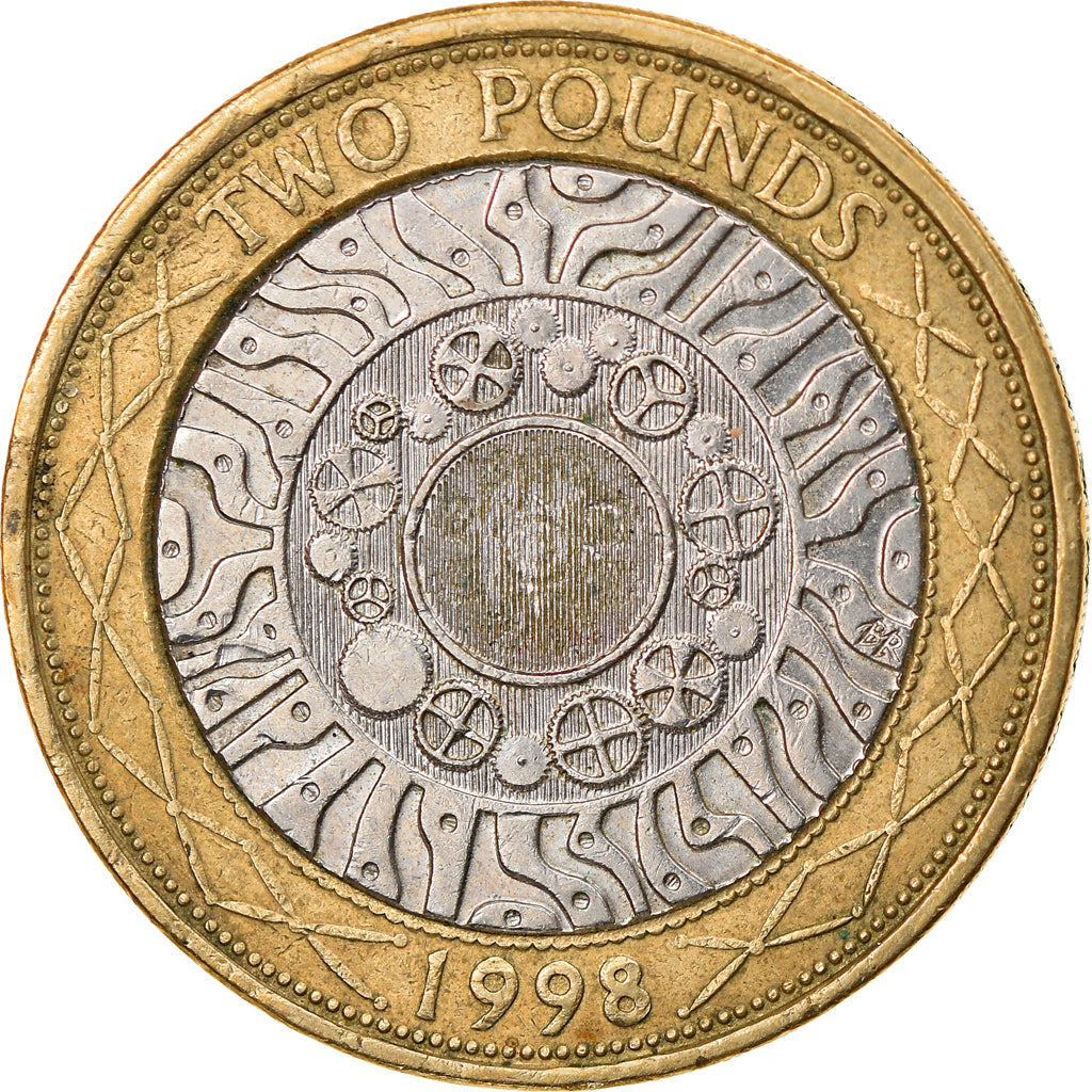 Coin, Great Britain, Elizabeth II, 2 Pounds, 1998, EF(40-45), Bi-Metallic