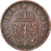 Moneta, Stati tedeschi, PRUSSIA, Wilhelm I, 2 Pfennig, 1868, MB+, Rame, KM:481