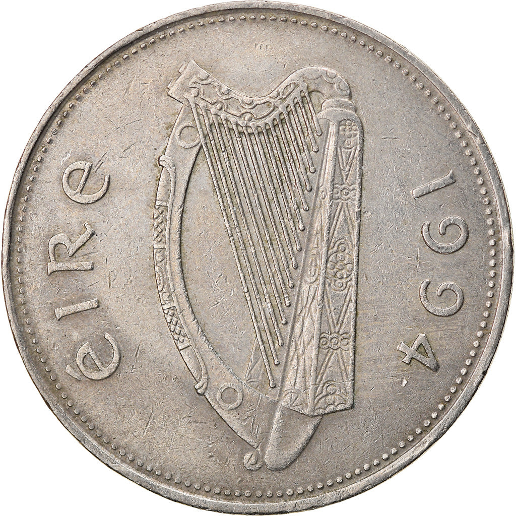 Coin, IRELAND REPUBLIC, Punt, Pound, 1994, EF(40-45), Copper-nickel, KM:27