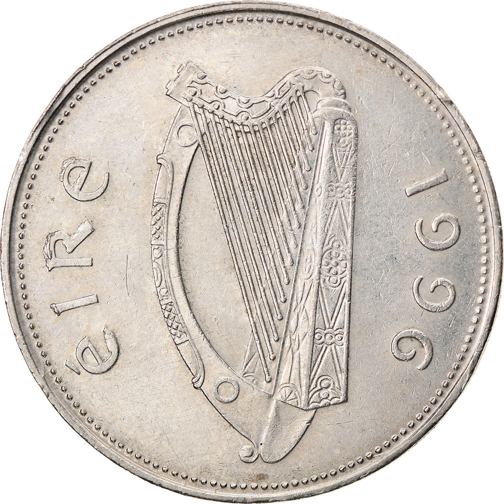 Coin, IRELAND REPUBLIC, Punt, Pound, 1996, EF(40-45), Copper-nickel, KM:27