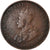 Moneda, Australia, George V, 1/2 Penny, 1912, MBC, Bronce, KM:22