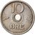 Moneda, Noruega, Haakon VII, 10 Öre, 1951, MBC, Cobre - níquel, KM:396