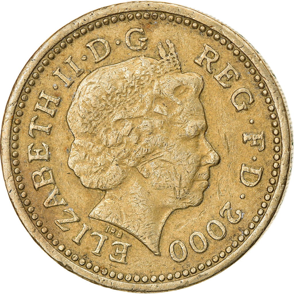 Monnaie, Grande-Bretagne, Elizabeth II, Pound, 2000, British Royal Mint, TTB