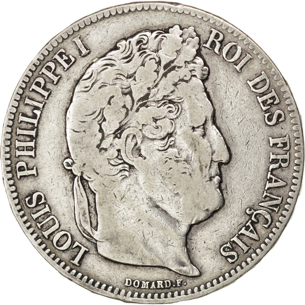 FRANCE, Louis-Philippe, 5 Francs, 1935, Marseille, KM #749.10, VF(30-35),...