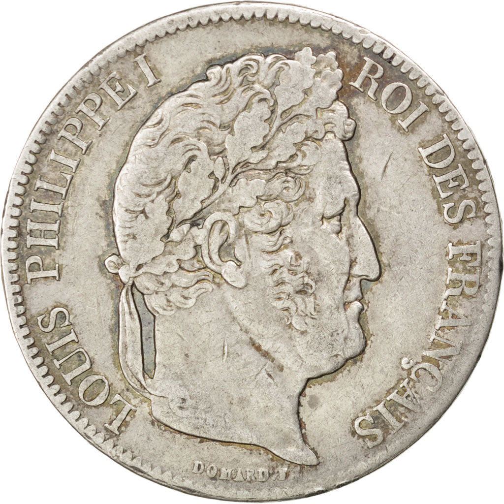 FRANCE, Louis-Philippe, 5 Francs, 1840, Lille, KM #749.13, VF(20-25), Silver,...