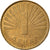 Coin, Macedonia, Denar, 1997, VF(30-35), Brass, KM:2