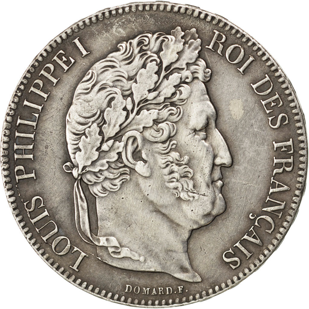 Louis Philippe Ier, 5 Francs tête laurée, 1836 B, KM 749.2