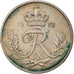 Monnaie, Danemark, Frederik IX, 10 Öre, 1957, Copenhagen, TB+, Copper-nickel