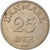 Munten, Denemarken, Frederik IX, 25 Öre, 1950, Copenhagen, FR+, Copper-nickel