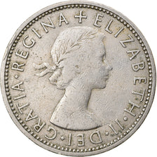 Coin, Great Britain, Elizabeth II, Florin, Two Shillings, 1959, VF(30-35)
