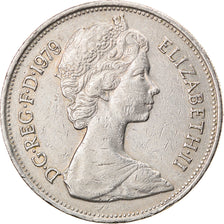 Coin, Great Britain, Elizabeth II, 10 New Pence, 1979, VF(30-35), Copper-nickel