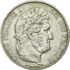 Coin, France, Louis-Philippe, 5 Francs, 1847, Paris, EF(40-45), Silver