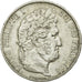 Coin, France, Louis-Philippe, 5 Francs, 1847, Paris, EF(40-45), Silver