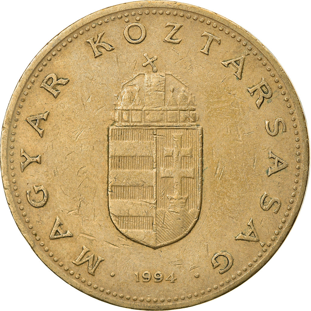 Moeda, Hungria, 100 Forint, 1994, Budapest, VF(30-35), Níquel-Latão, KM:698