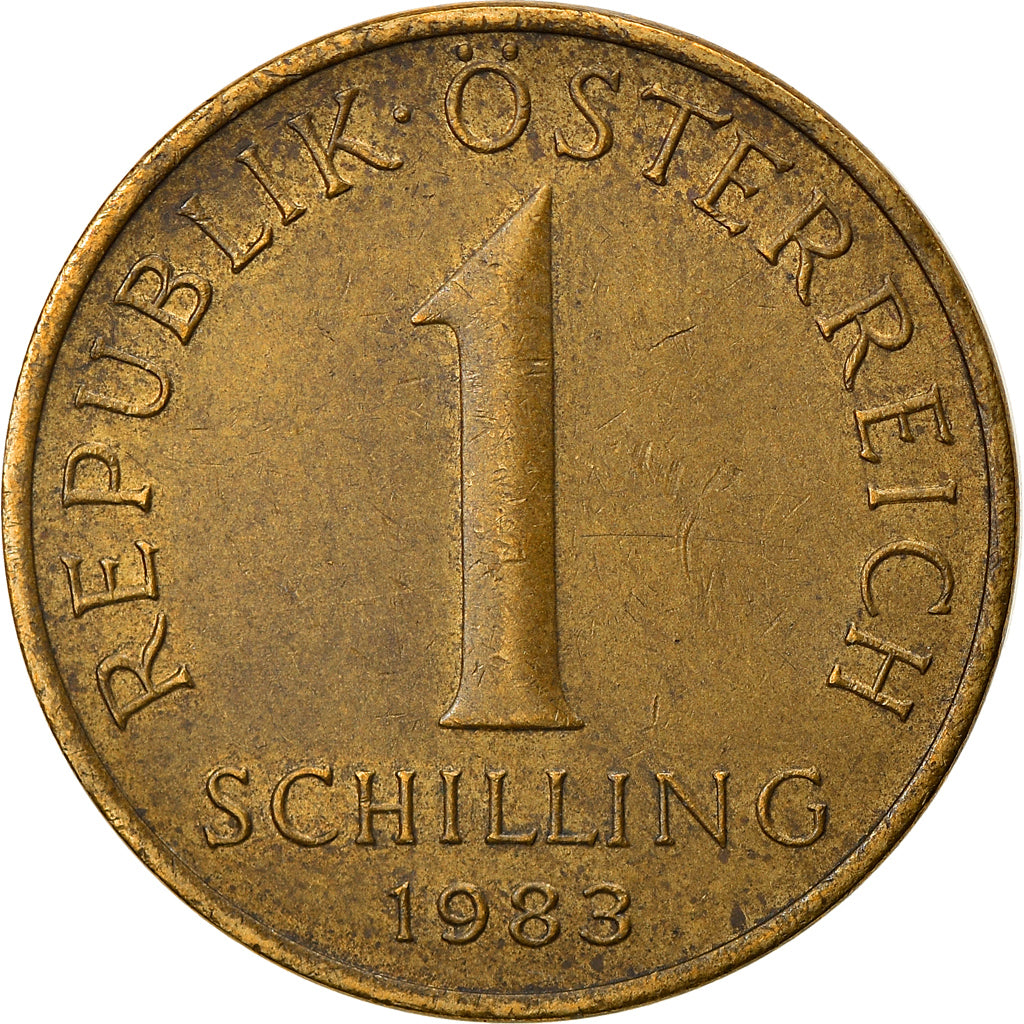 Coin, Austria, Schilling, 1983, VF(30-35), Aluminum-Bronze, KM:2886