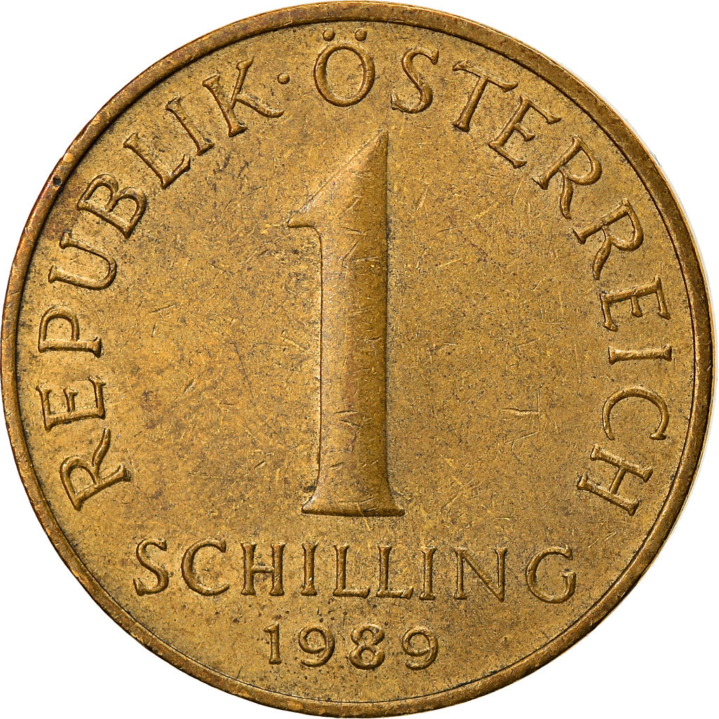 Moneta, Austria, Schilling, 1989, VF(30-35), Aluminium-Brąz, KM:2886