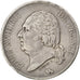 FRANCE, Louis XVIII, 5 Francs, 1820, Paris, KM #711.1, EF(40-45), Silver,...