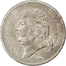 Munten, Frankrijk, Louis XVIII, Louis XVIII, 5 Francs, 1817, Rouen, ZF, Zilver