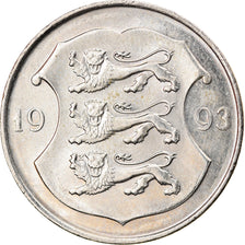 Münze, Estonia, Kroon, 1993, S+, Copper-nickel, KM:28