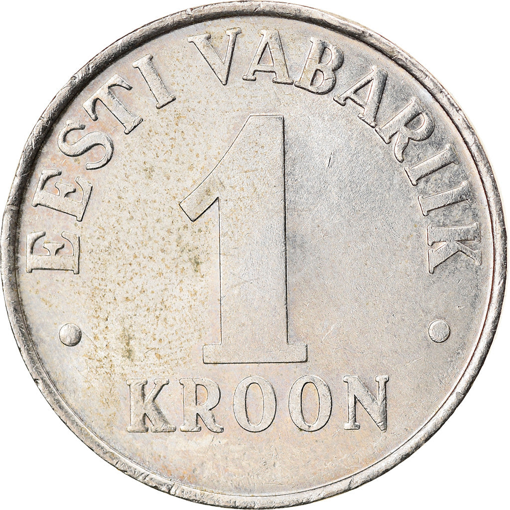 Coin, Estonia, Kroon, 1993, VF(30-35), Copper-nickel, KM:28