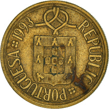 Monnaie, Portugal, 5 Escudos, 1993, TB+, Nickel-brass, KM:632