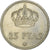 Moneta, Hiszpania, Juan Carlos I, 25 Pesetas, 1976, VF(30-35), Miedź-Nikiel