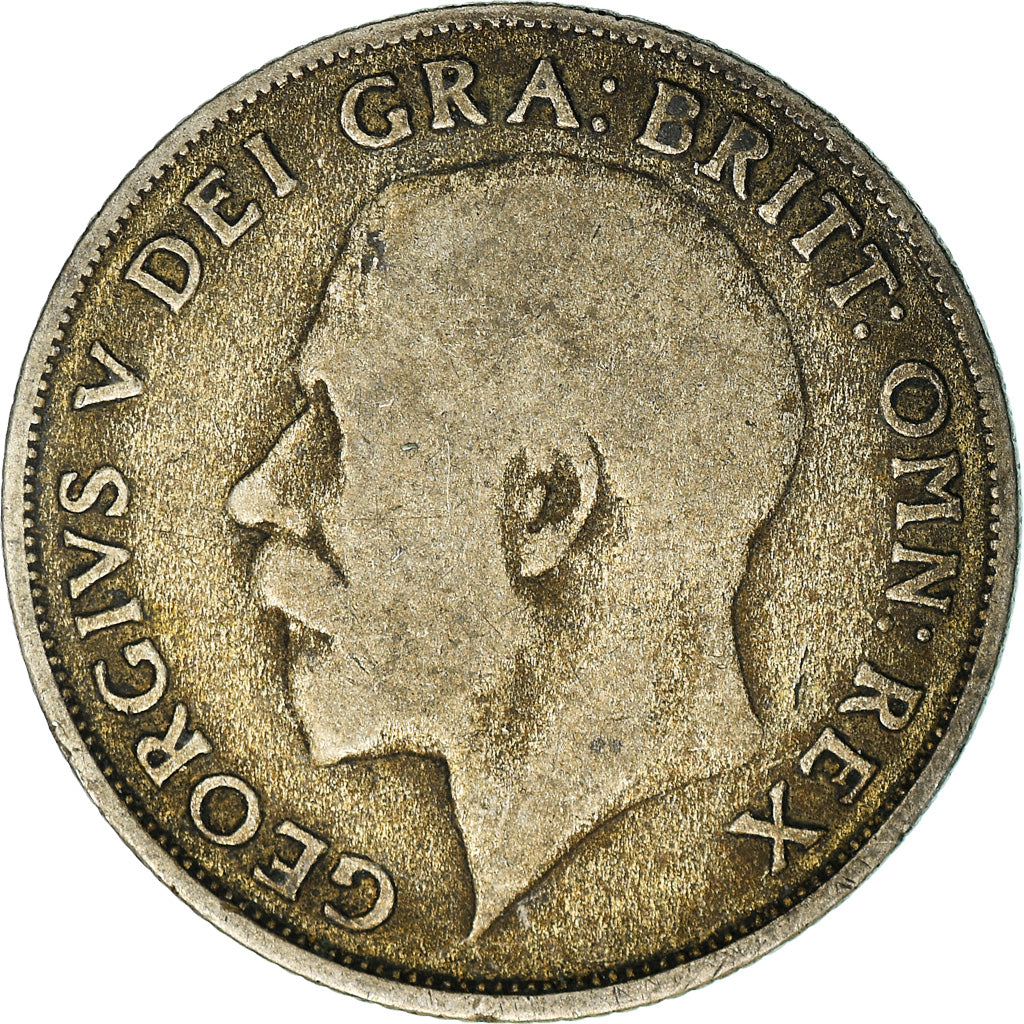 Moneta, Wielka Brytania, George V, Shilling, 1921, VF(20-25), Srebro, KM:816a