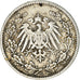 Coin, GERMANY - EMPIRE, 1/2 Mark, 1906, Karlsruhe, EF(40-45), Silver, KM:17