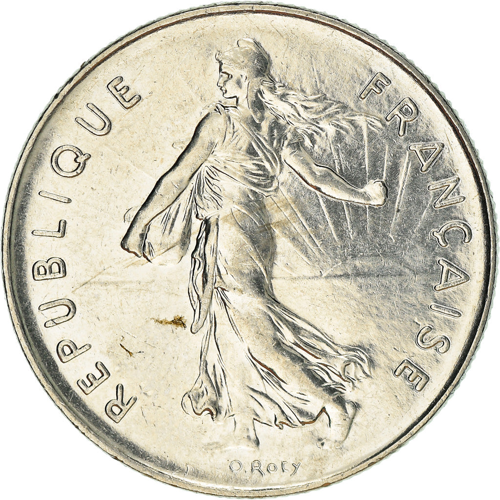 Coin, France, Semeuse, 5 Francs, 1991, Paris, EF(40-45), Nickel Clad